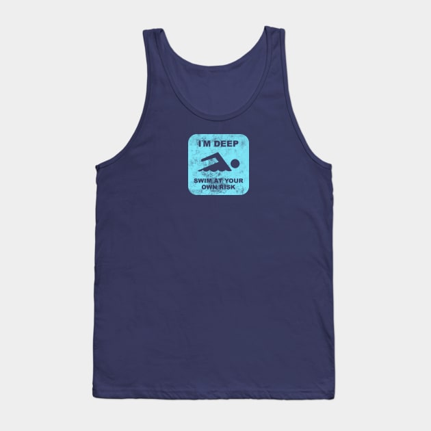 Swim at Your Own Risk Tank Top by tonyleech